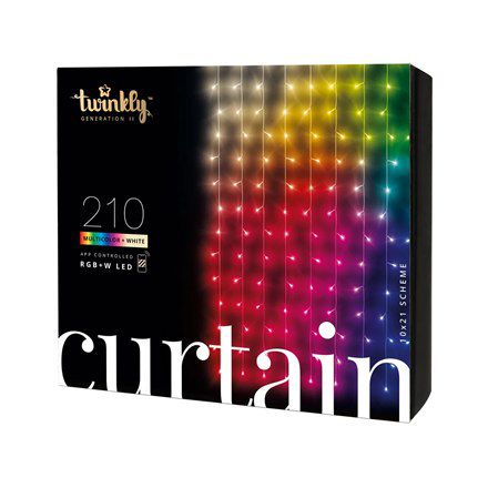 Twinkly Curtain Smart LED Lights 210 RGBW 1.5x2.1m Twinkly | Curtain Smart LED Lights 210 RGBW 1.5x2